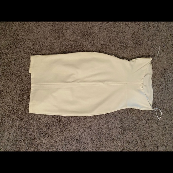 Strapless White Ruffle Dress Size Small - Picture 2 of 2